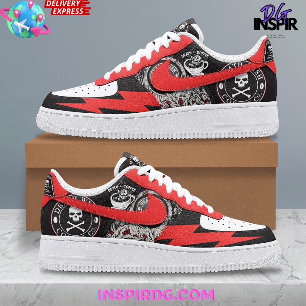 Ideafootwear Death Wish Coffee Air Low-Top Sneakers Shoes For Men And Women 1