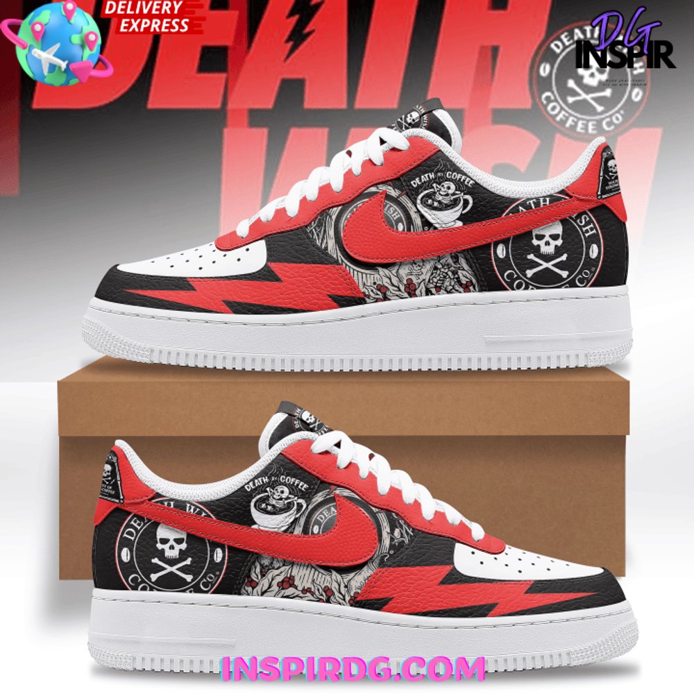 Ideafootwear Death Wish Coffee Air Low-Top Sneakers Shoes For Men And Women 1