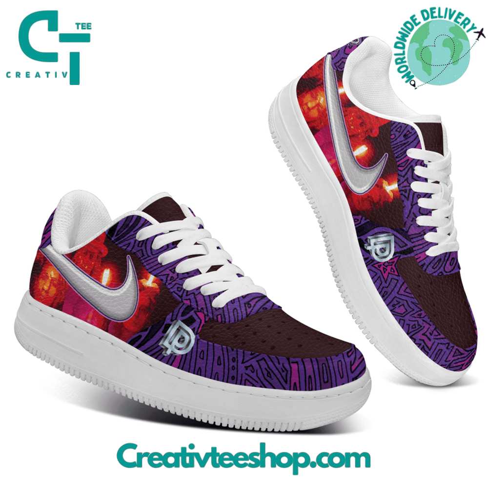 Ideafootwear Deep Purple  Air Low-Top Sneakers Shoes For Men And Women 1