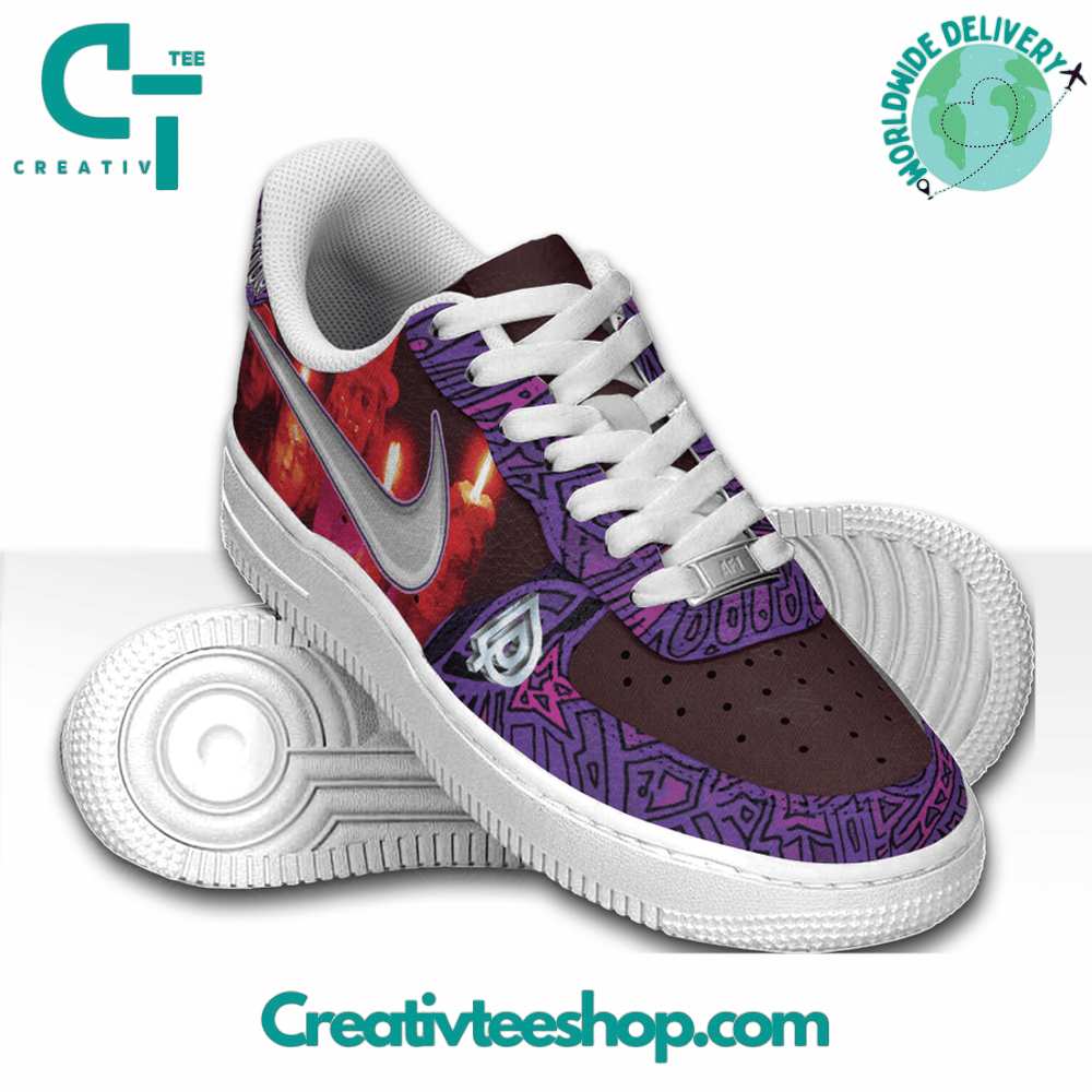 Ideafootwear Deep Purple  Air Low-Top Sneakers Shoes For Men And Women 1