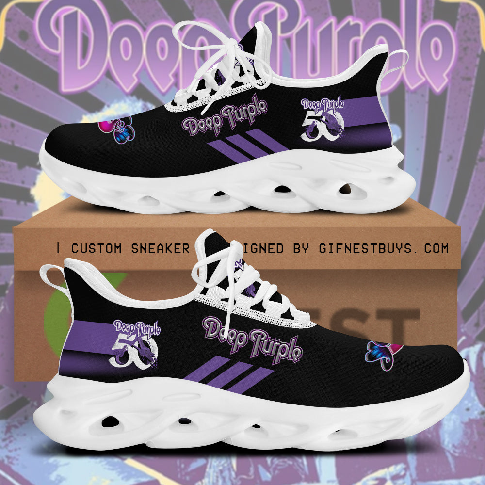 Ideafootwear Deep Purple Max Soul Shoes Sneakers For Men And Women 2