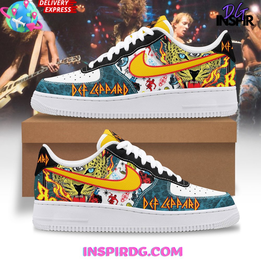 Ideafootwear Def Leppard Air Low-Top Sneakers Shoes For Men And Women 4
