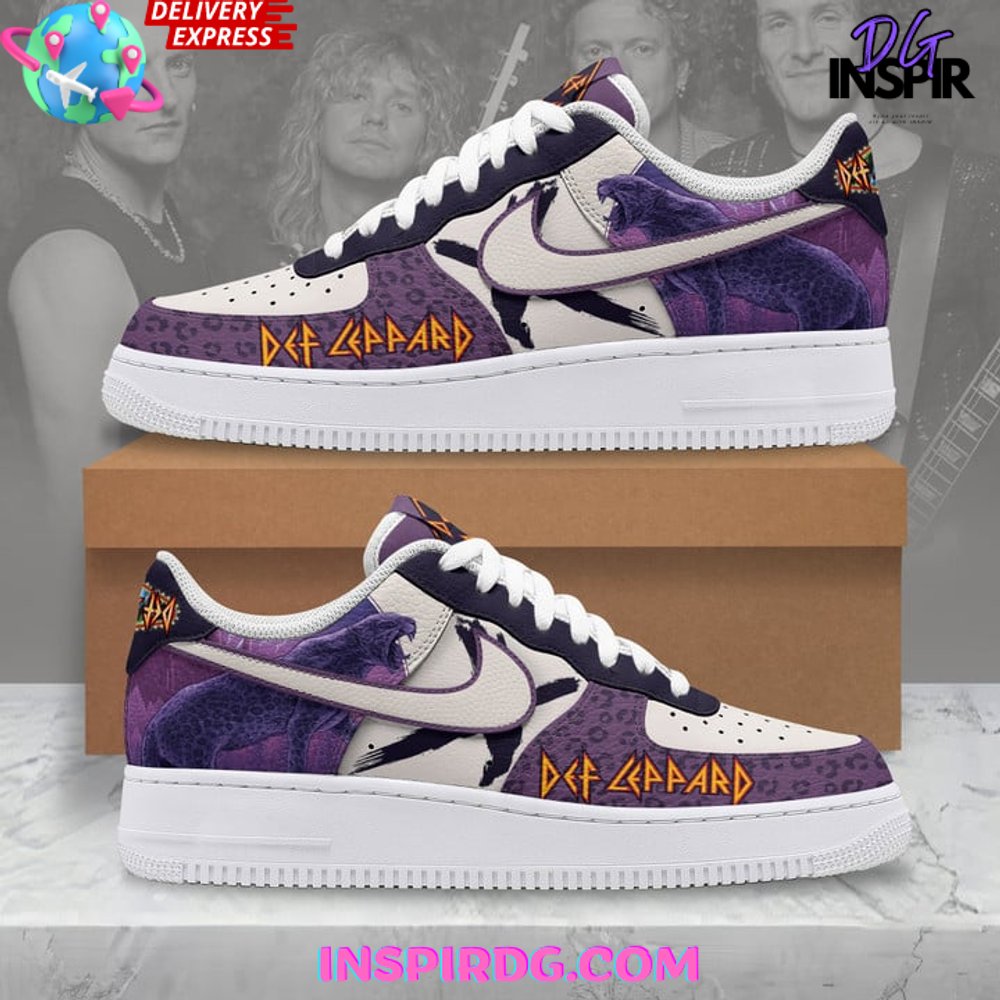 Ideafootwear Def Leppard Air Low-Top Sneakers Shoes For Men And Women 5