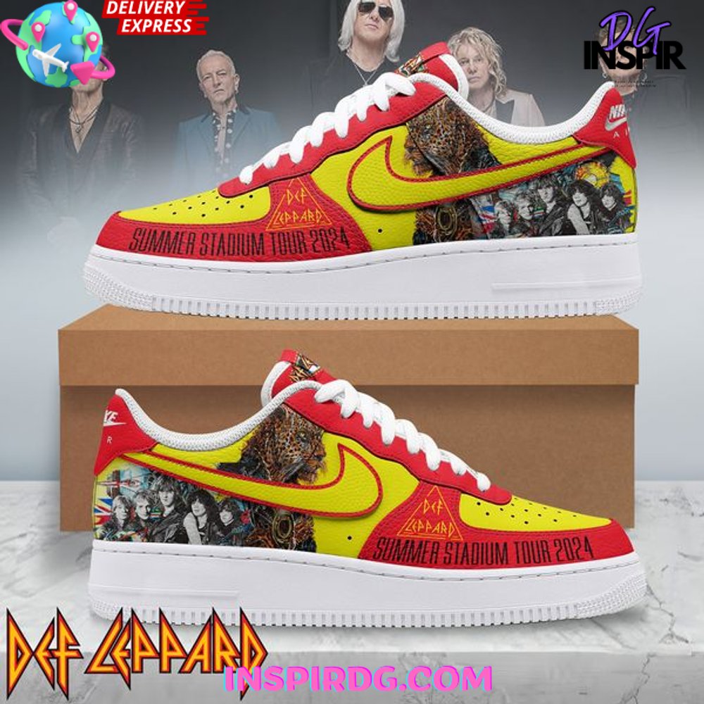 Ideafootwear Def Leppard Air Low-Top Sneakers Shoes For Men And Women 3
