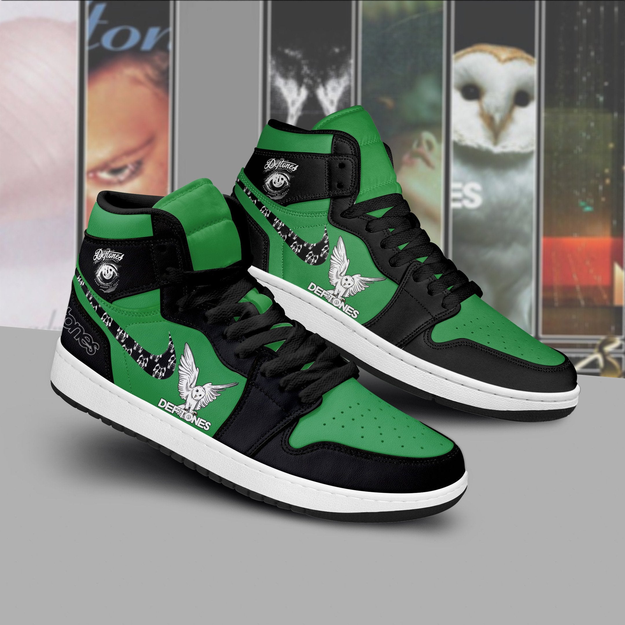 Ideafootwear Deftones AJ1 High Sneakers Shoes For Men And Women 6