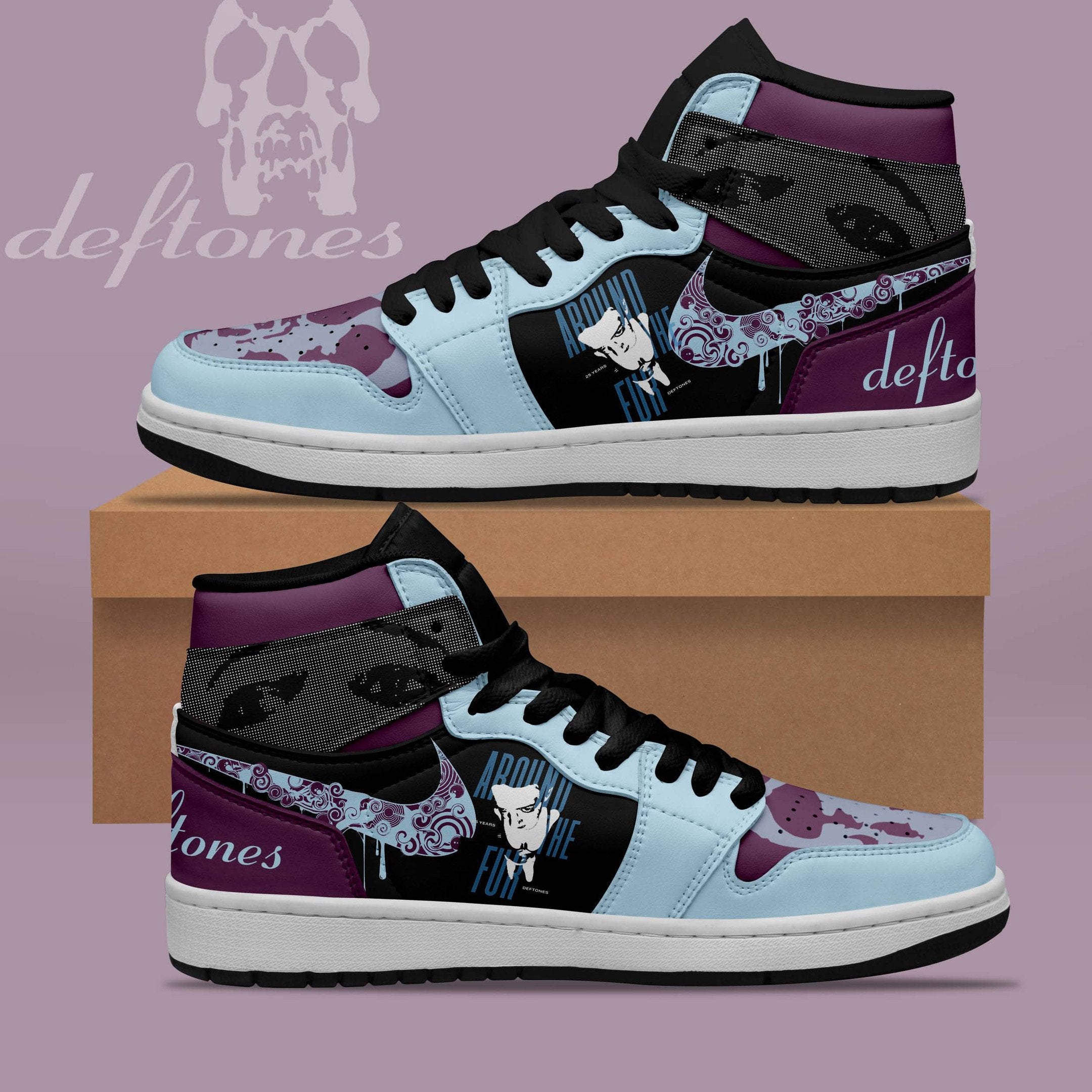 Ideafootwear Deftones AJ1 High Sneakers Shoes For Men And Women 7