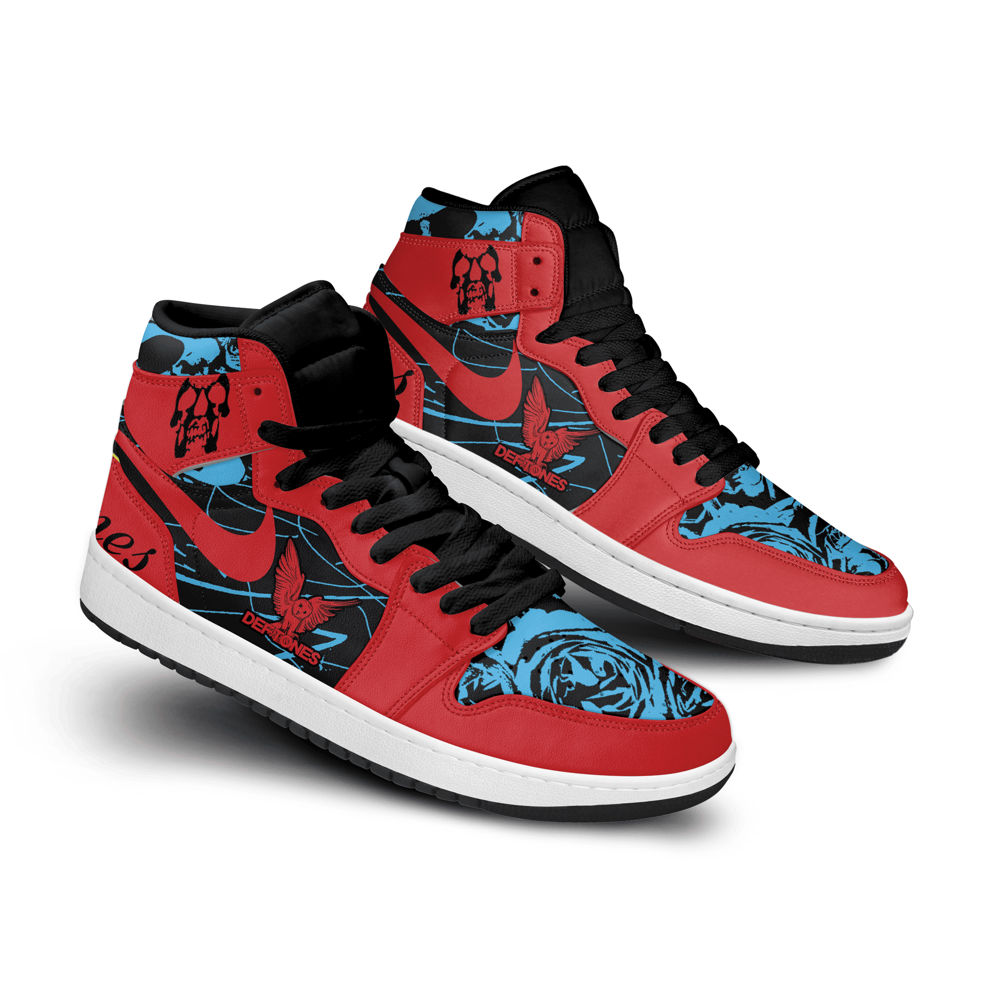 Ideafootwear Deftones AJ1 High Sneakers Shoes For Men And Women 9