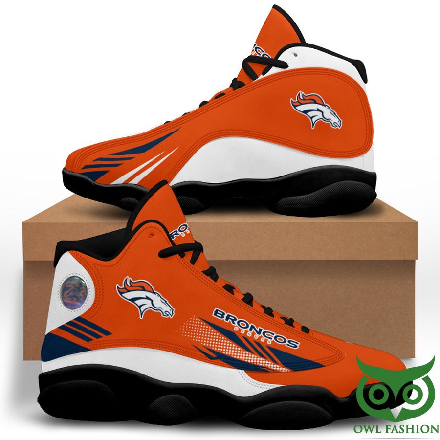 Ideafootwear Denver Broncos AJ13 Sneakers Shoes For Men And Women 11