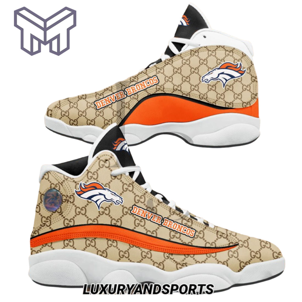 Ideafootwear Denver Broncos AJ13 Sneakers Shoes For Men And Women 7