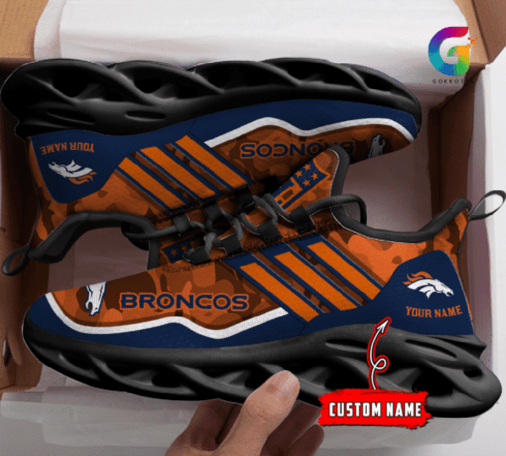 Ideafootwear Denver Broncos Max Soul Shoes Sneakers For Men And Women 39