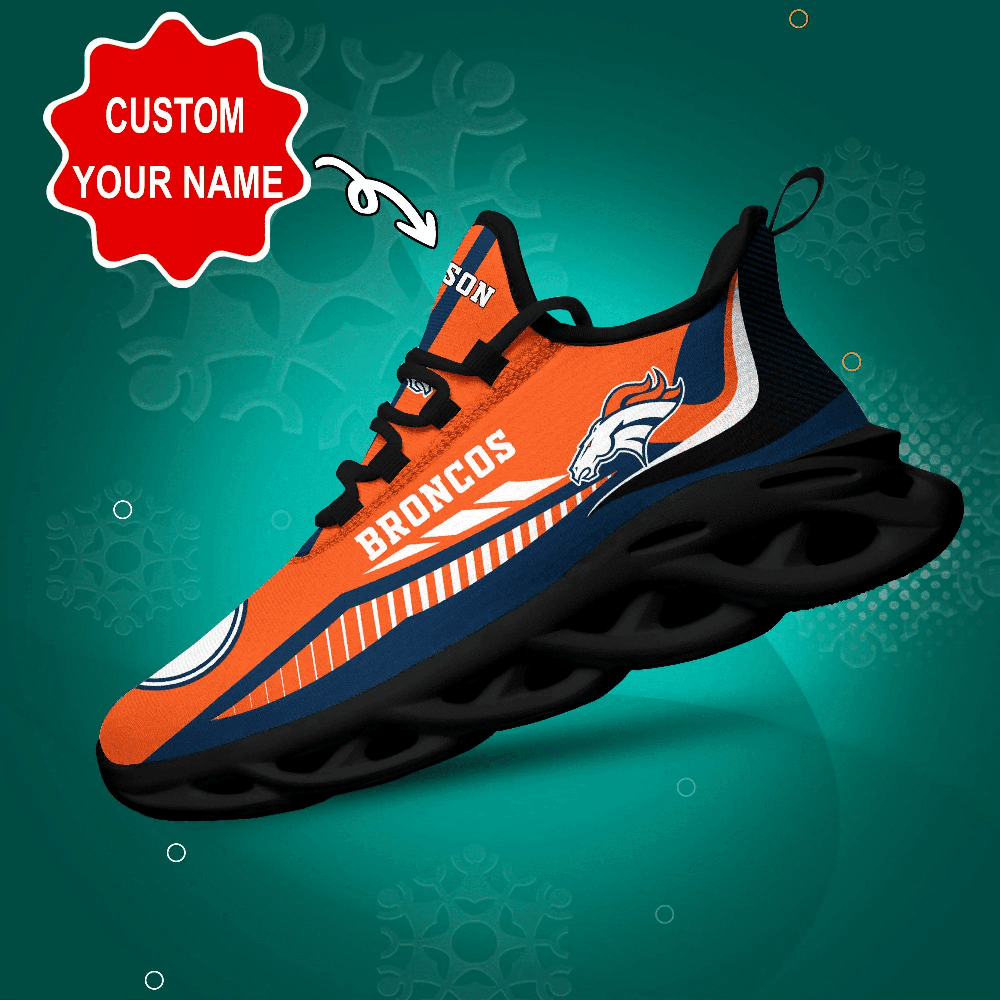 Ideafootwear Denver Broncos Max Soul Shoes Sneakers For Men And Women 42