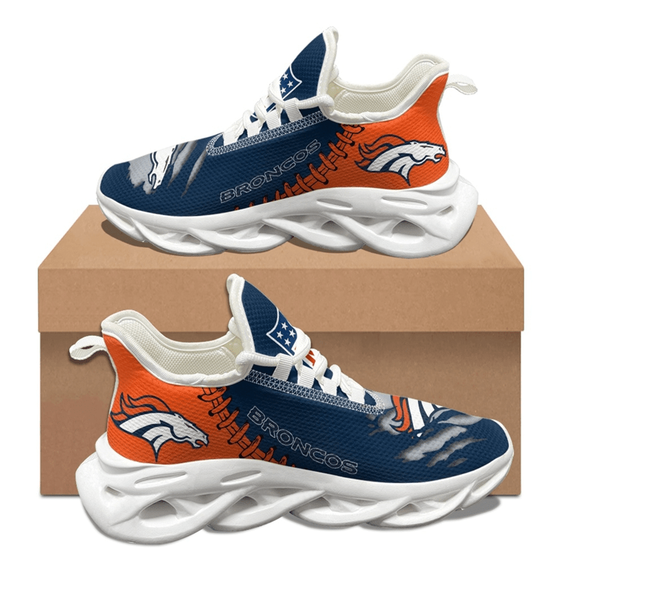 Ideafootwear Denver Broncos Max Soul Shoes Sneakers For Men And Women 35