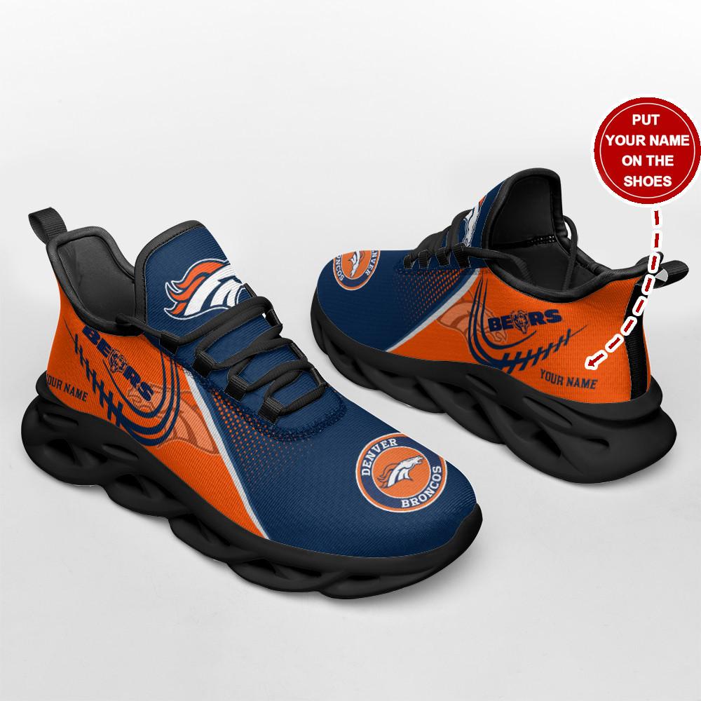 Ideafootwear Denver Broncos Max Soul Shoes Sneakers For Men And Women 40