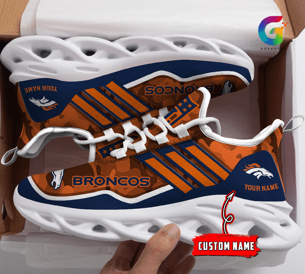 Ideafootwear Denver Broncos Max Soul Shoes Sneakers For Men And Women 39
