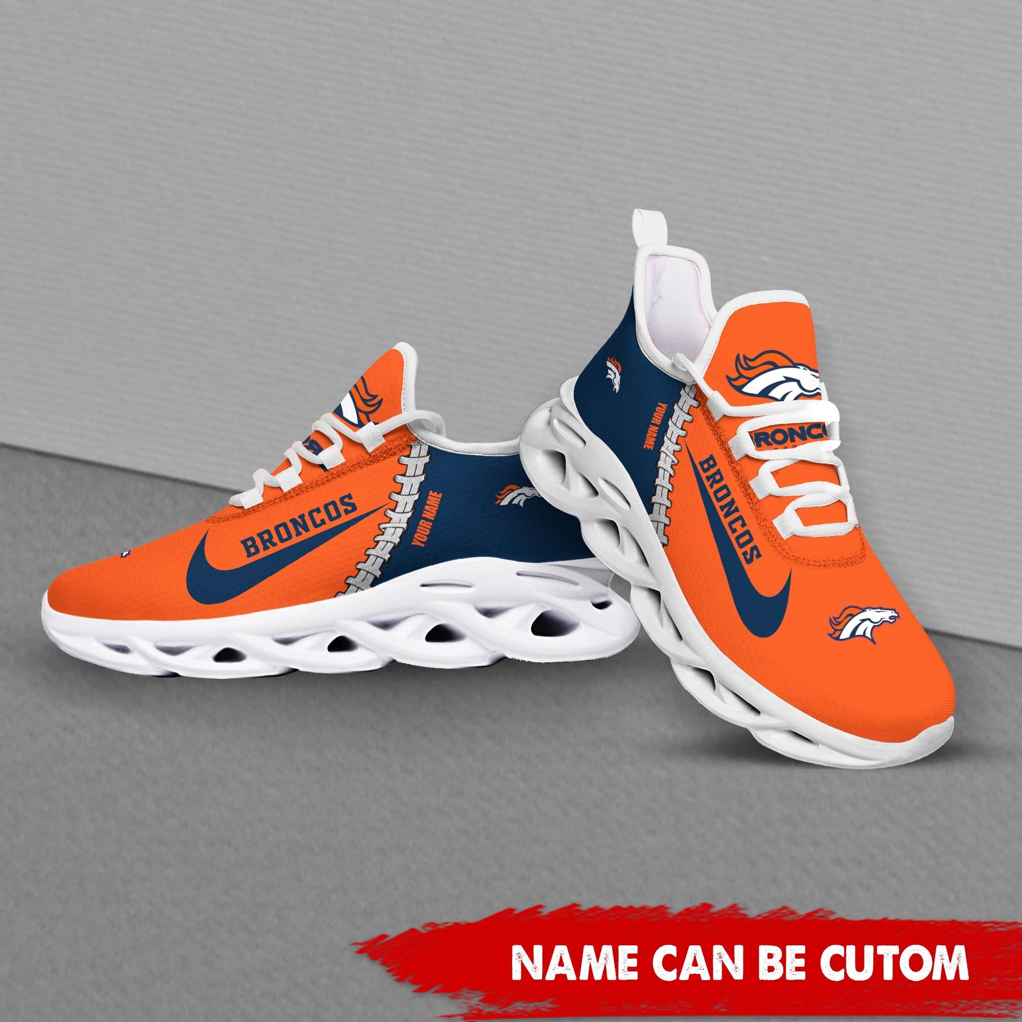 Ideafootwear Denver Broncos Max Soul Shoes Sneakers For Men And Women 44