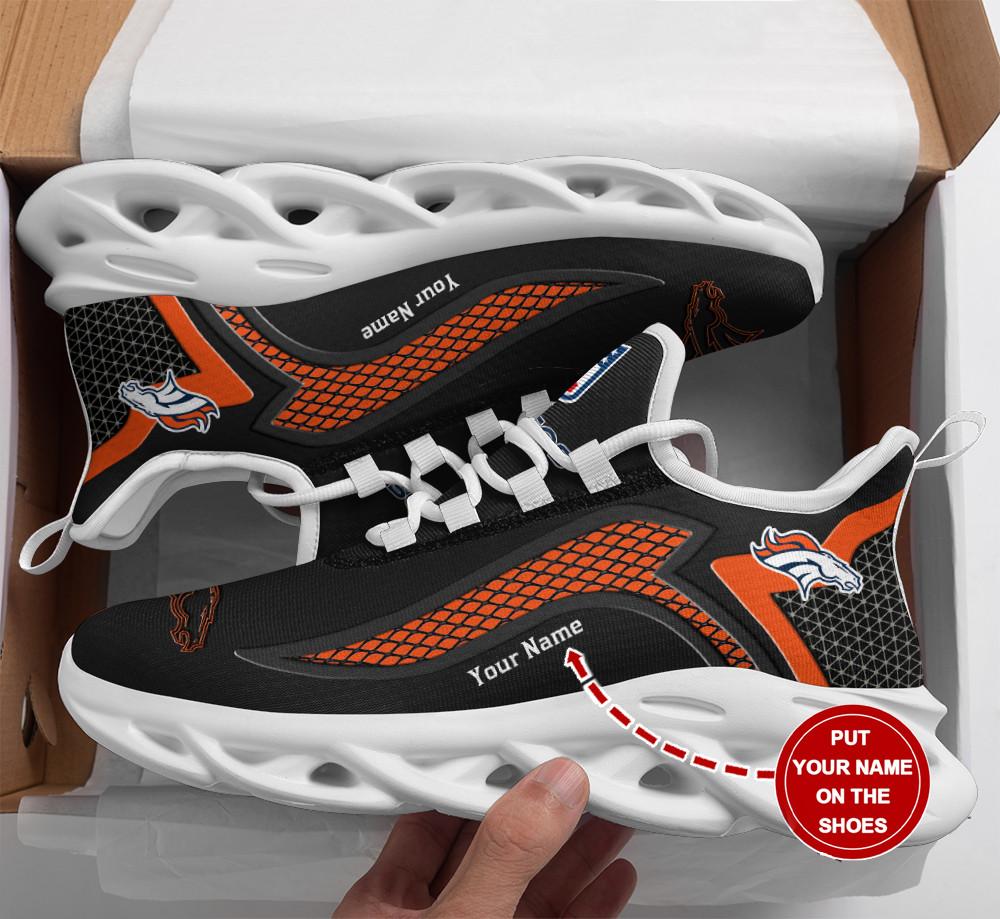 Ideafootwear Denver Broncos Max Soul Shoes Sneakers For Men And Women 37