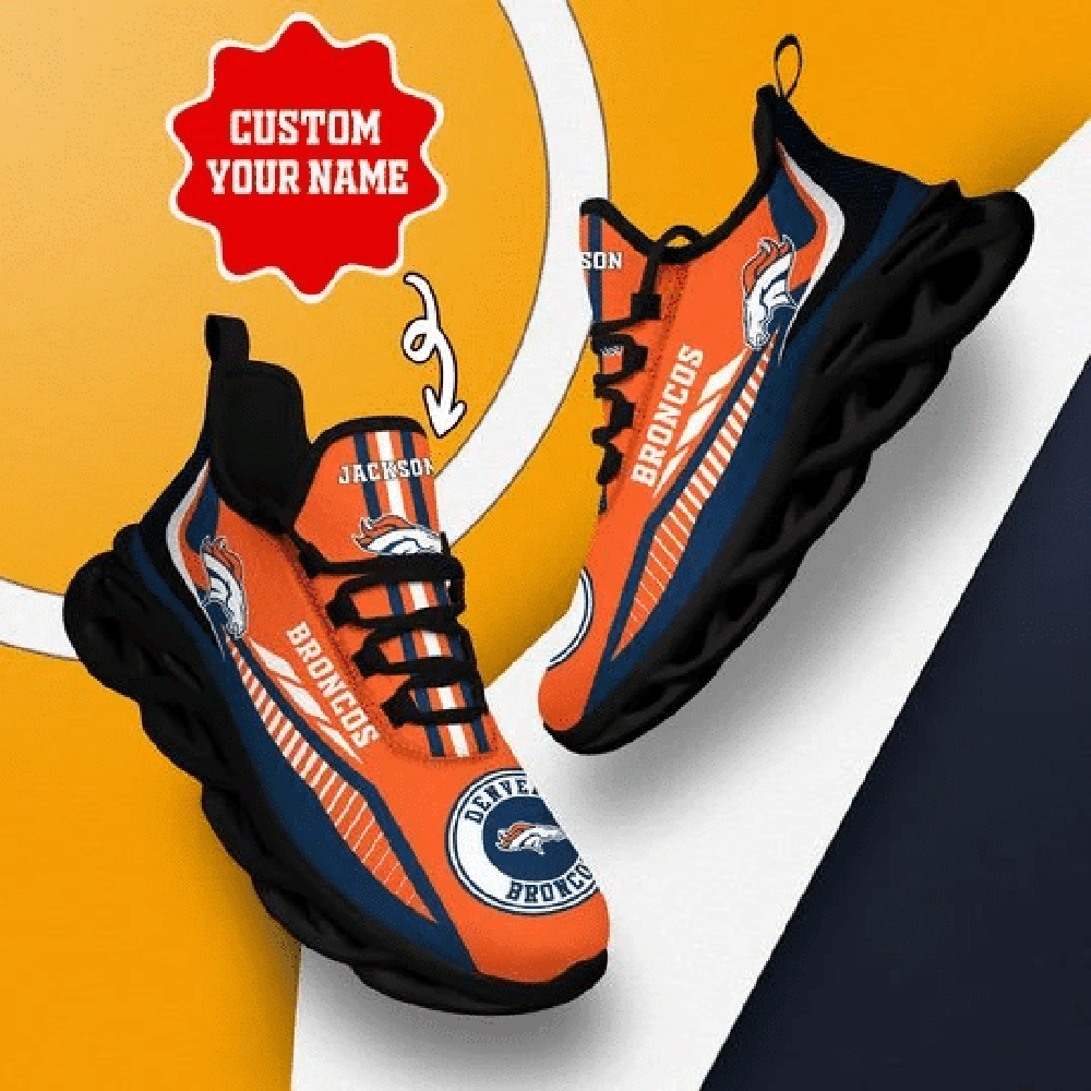 Ideafootwear Denver Broncos Max Soul Shoes Sneakers For Men And Women 42