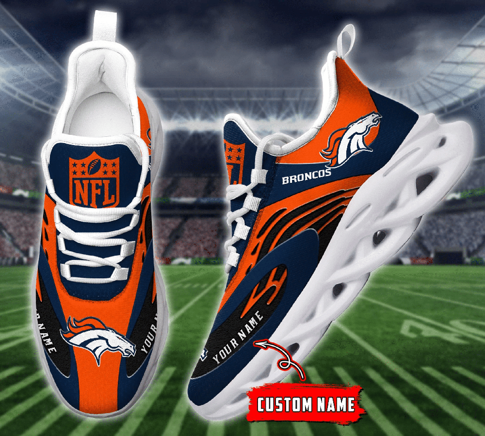 Ideafootwear Denver Broncos Max Soul Shoes Sneakers For Men And Women 45