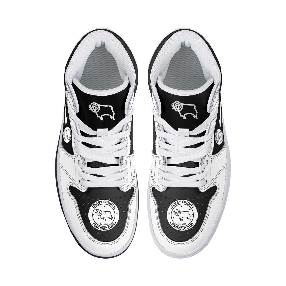 Ideafootwear Derby County AJ1 High Sneakers Shoes For Men And Women 1