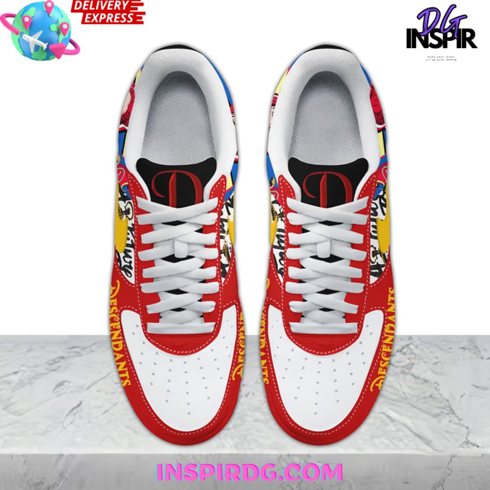 Ideafootwear Descendants Air Low-Top Sneakers Shoes For Men And Women 2