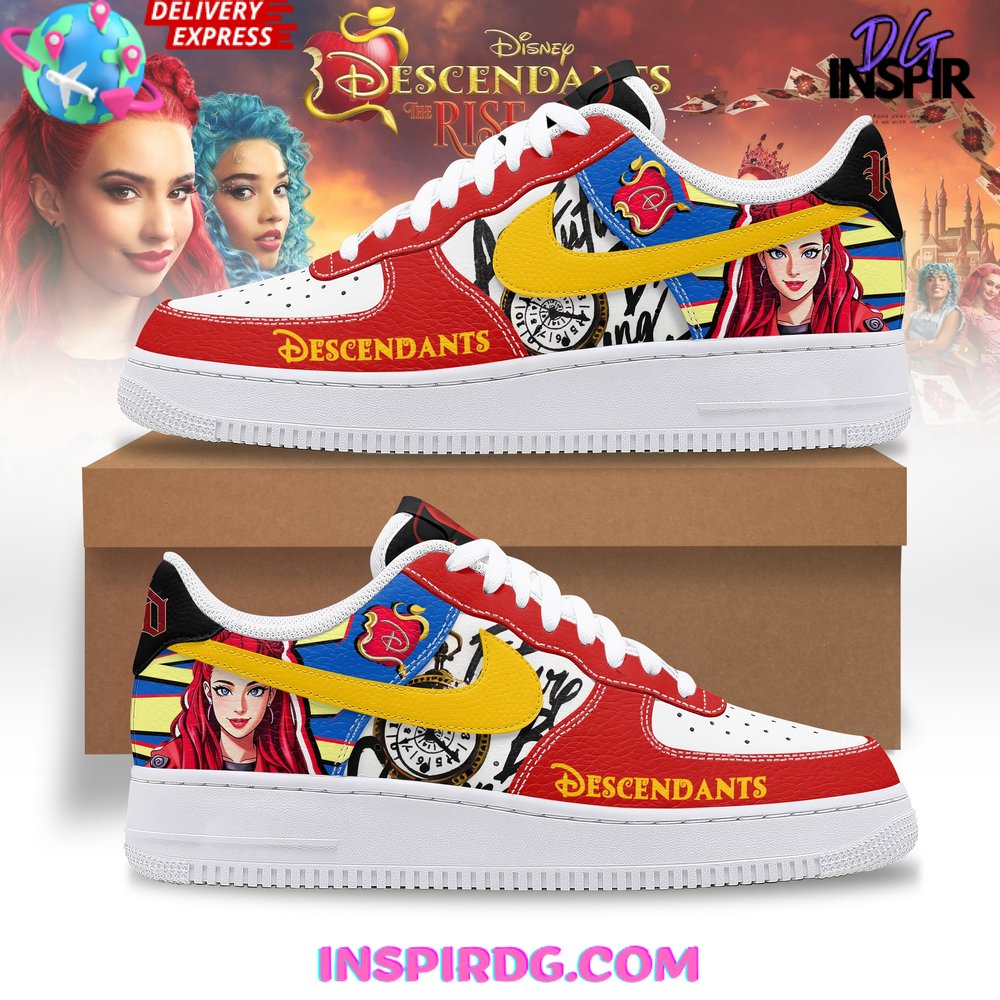 Ideafootwear Descendants Air Low-Top Sneakers Shoes For Men And Women 2