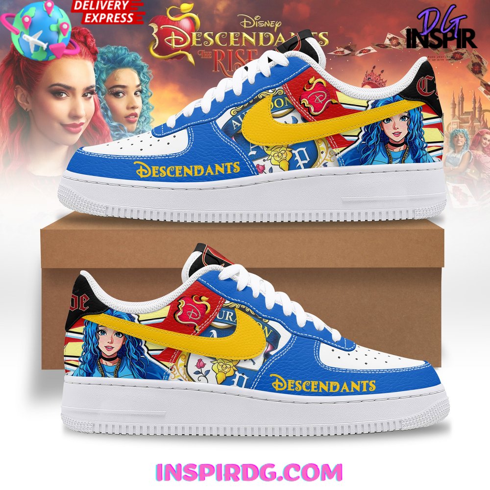 Ideafootwear Descendants Air Low-Top Sneakers Shoes For Men And Women 3
