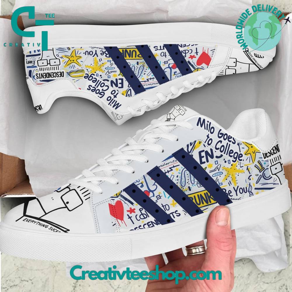 Ideafootwear Descendents Skate Stan Shoes Sneakes For Men And Women 1