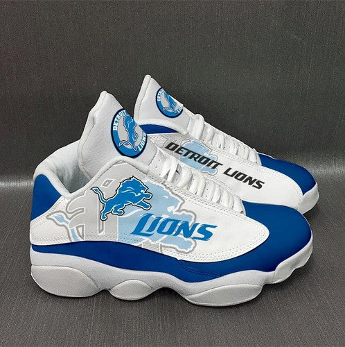 Ideafootwear Detroit Lions AJ13 Sneakers Shoes For Men And Women 11