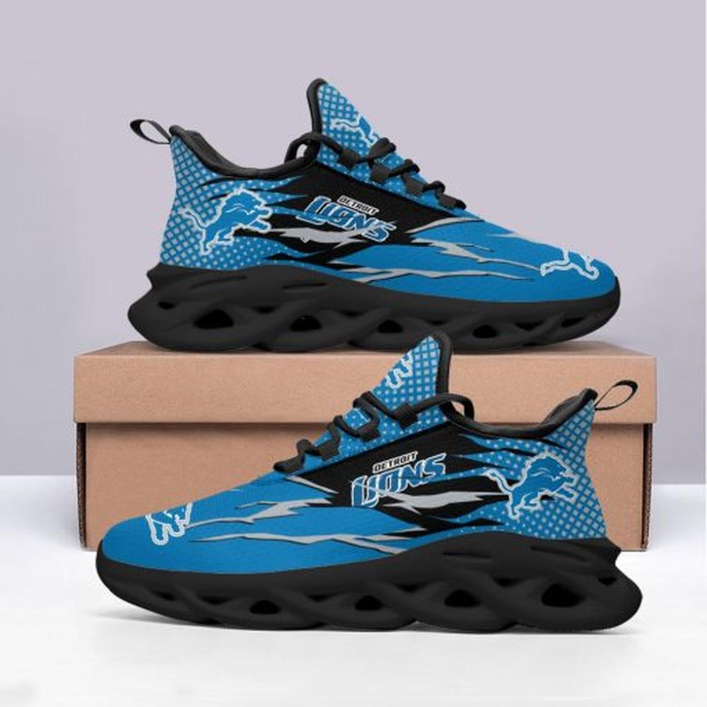 Ideafootwear Detroit Lions Max Soul Shoes Sneakers For Men And Women 10