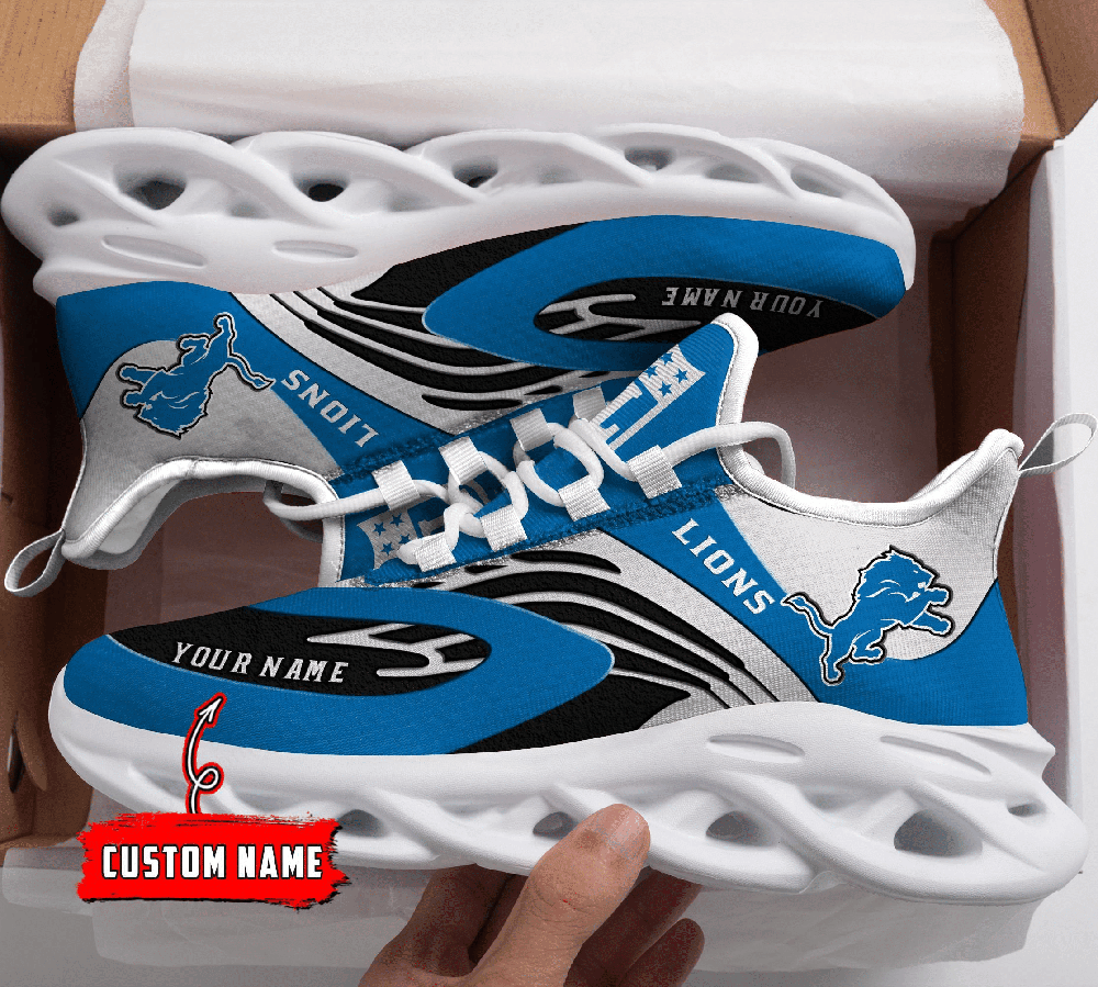 Ideafootwear Detroit Lions Max Soul Shoes Sneakers For Men And Women 26
