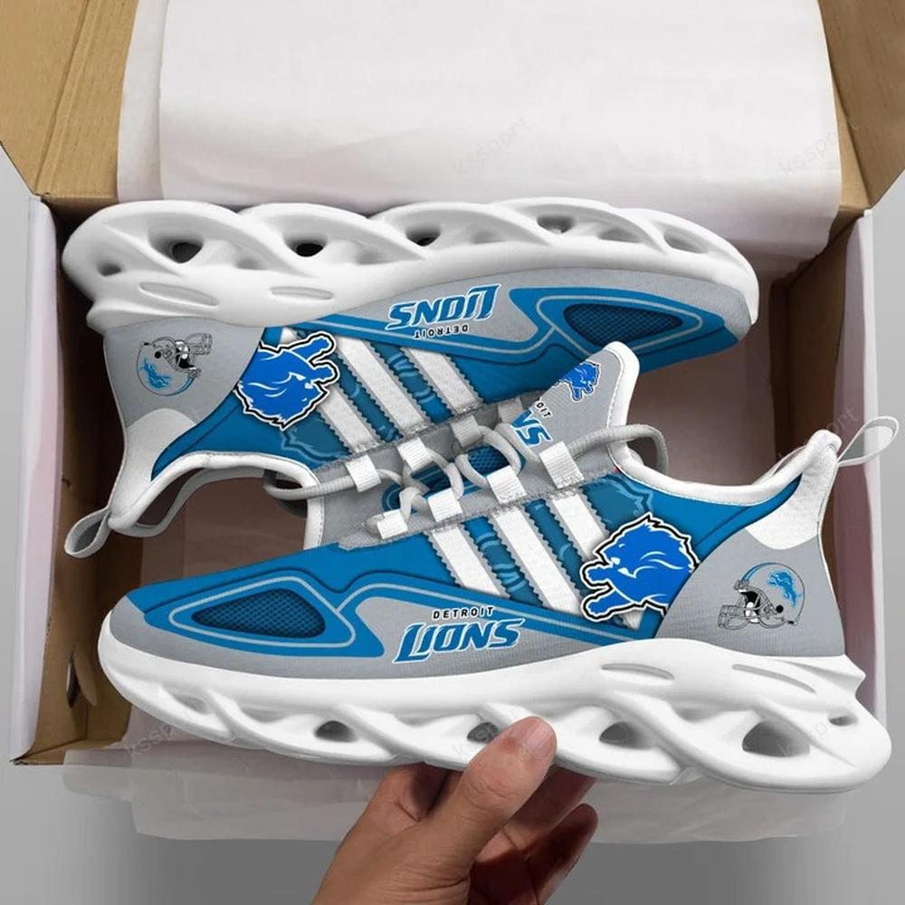Ideafootwear Detroit Lions Max Soul Shoes Sneakers For Men And Women 7