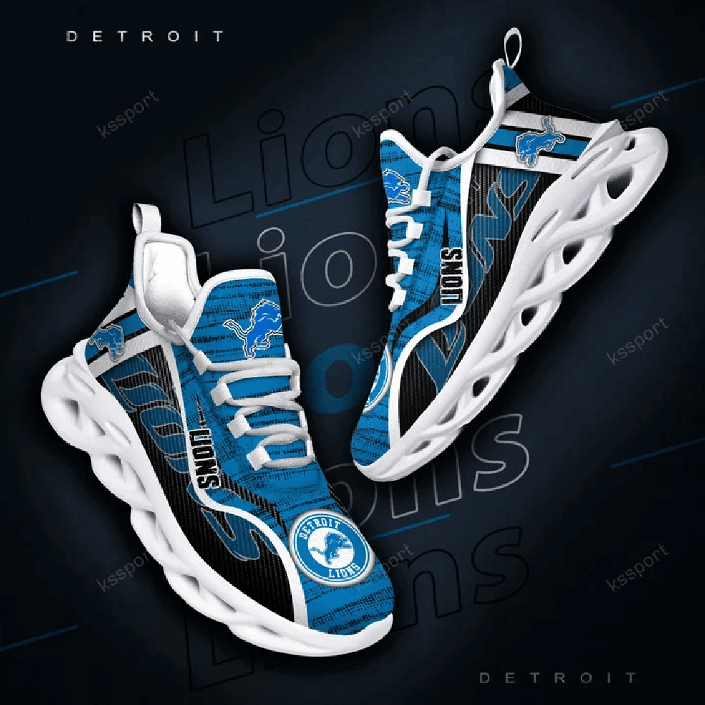 Ideafootwear Detroit Lions Max Soul Shoes Sneakers For Men And Women 8
