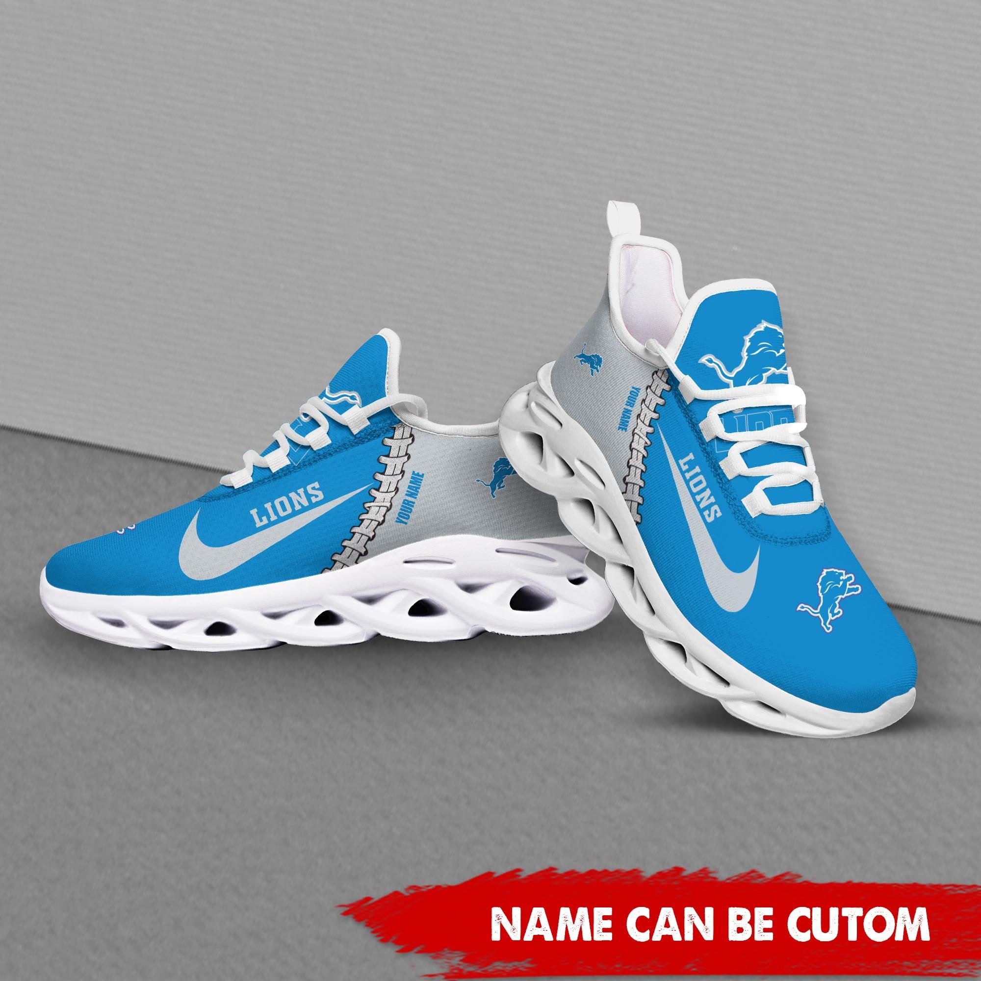 Ideafootwear Detroit Lions Max Soul Shoes Sneakers For Men And Women 23