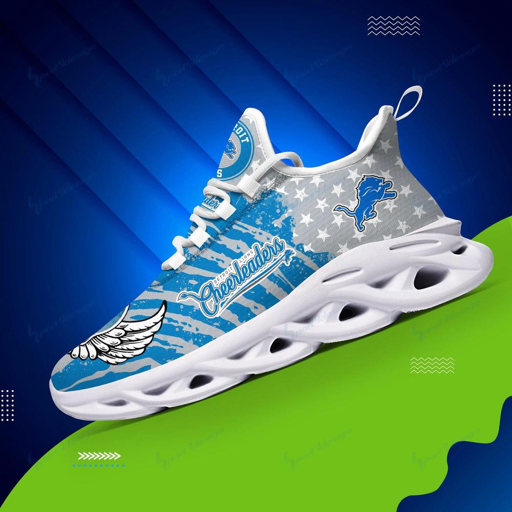 Ideafootwear Detroit Lions Max Soul Shoes Sneakers For Men And Women 35