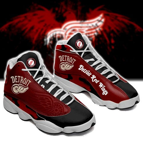 Ideafootwear Detroit Red Wings AJ13 Sneakers Shoes For Men And Women 5