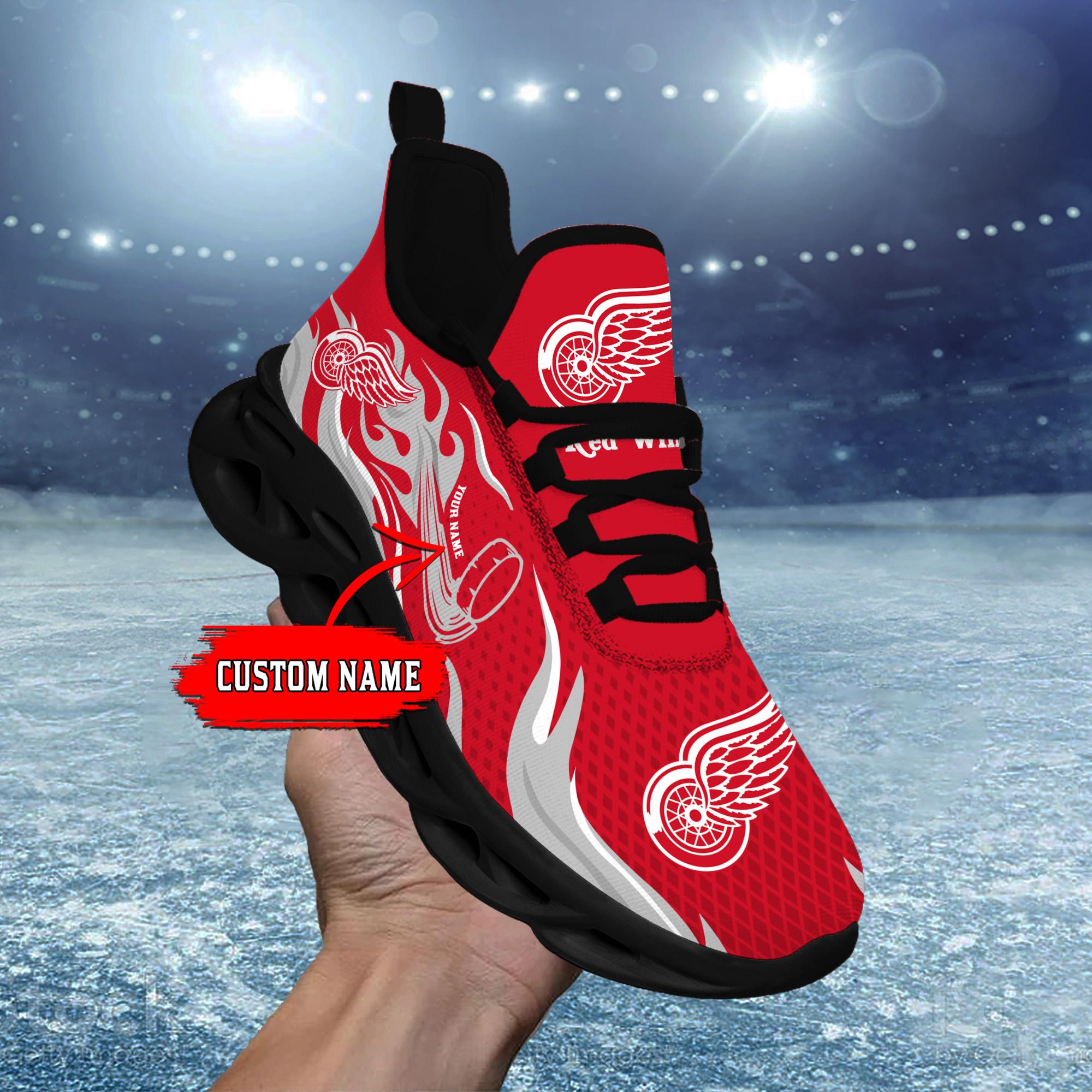 Ideafootwear Detroit Red Wings Max Soul Shoes Sneakers For Men And Women 3