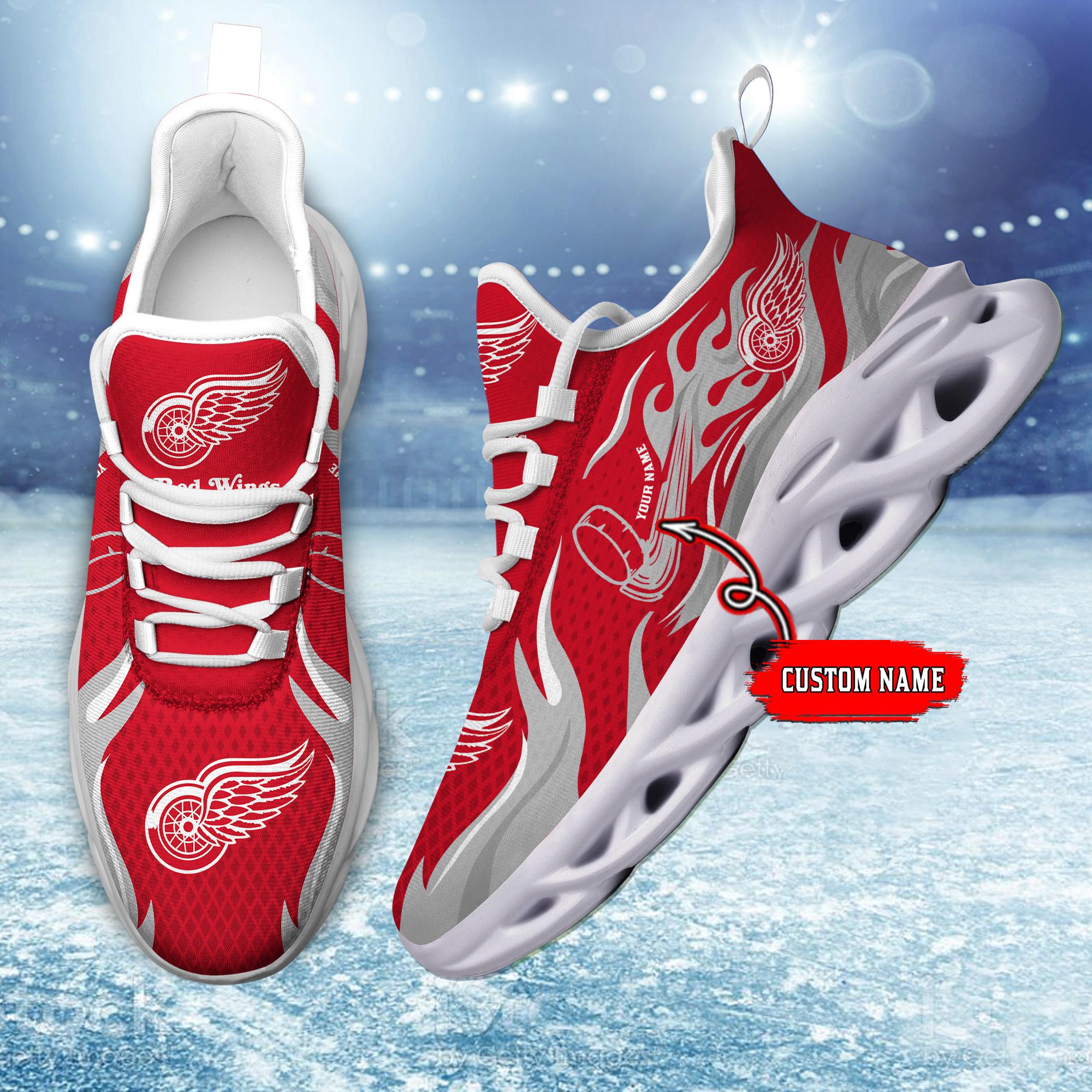Ideafootwear Detroit Red Wings Max Soul Shoes Sneakers For Men And Women 3