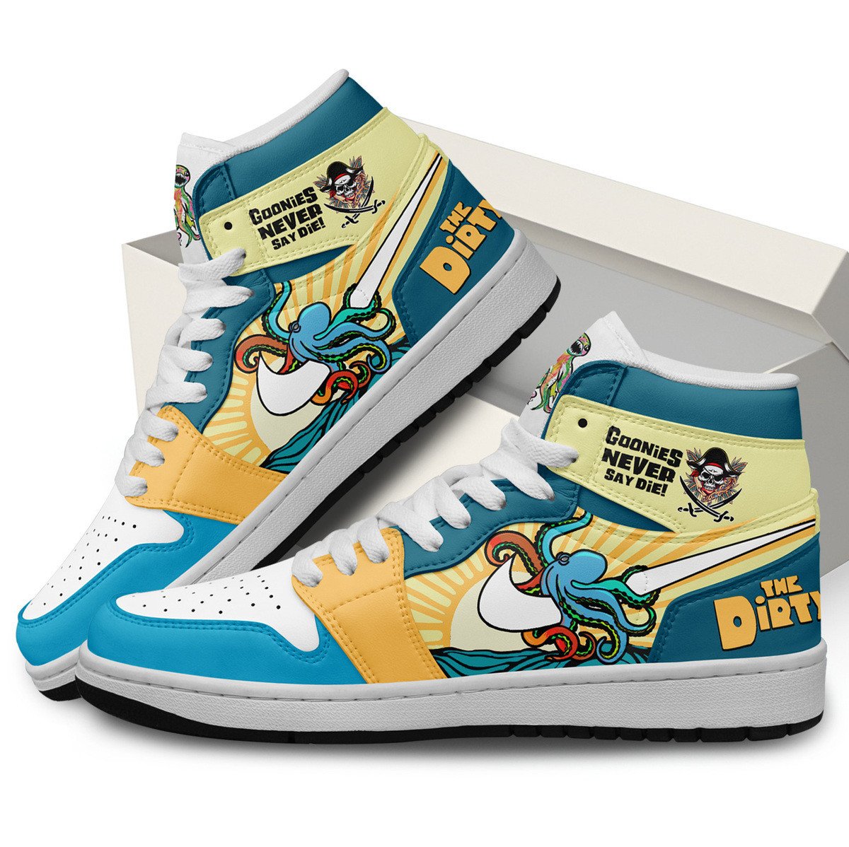 Ideafootwear Dirty Heads AJ1 High Sneakers Shoes For Men And Women 1
