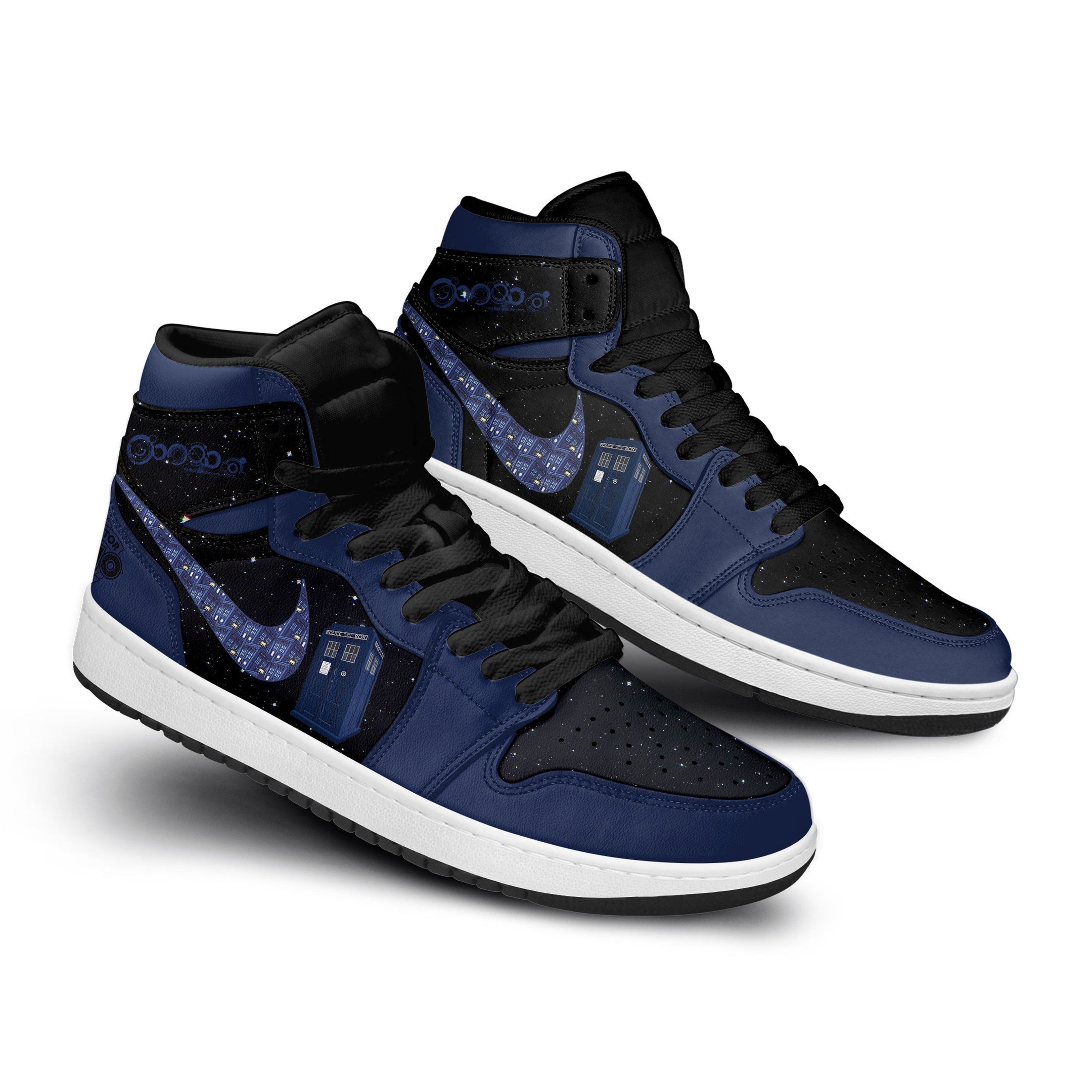 Ideafootwear Doctor Who AJ1 High Sneakers Shoes For Men And Women 5