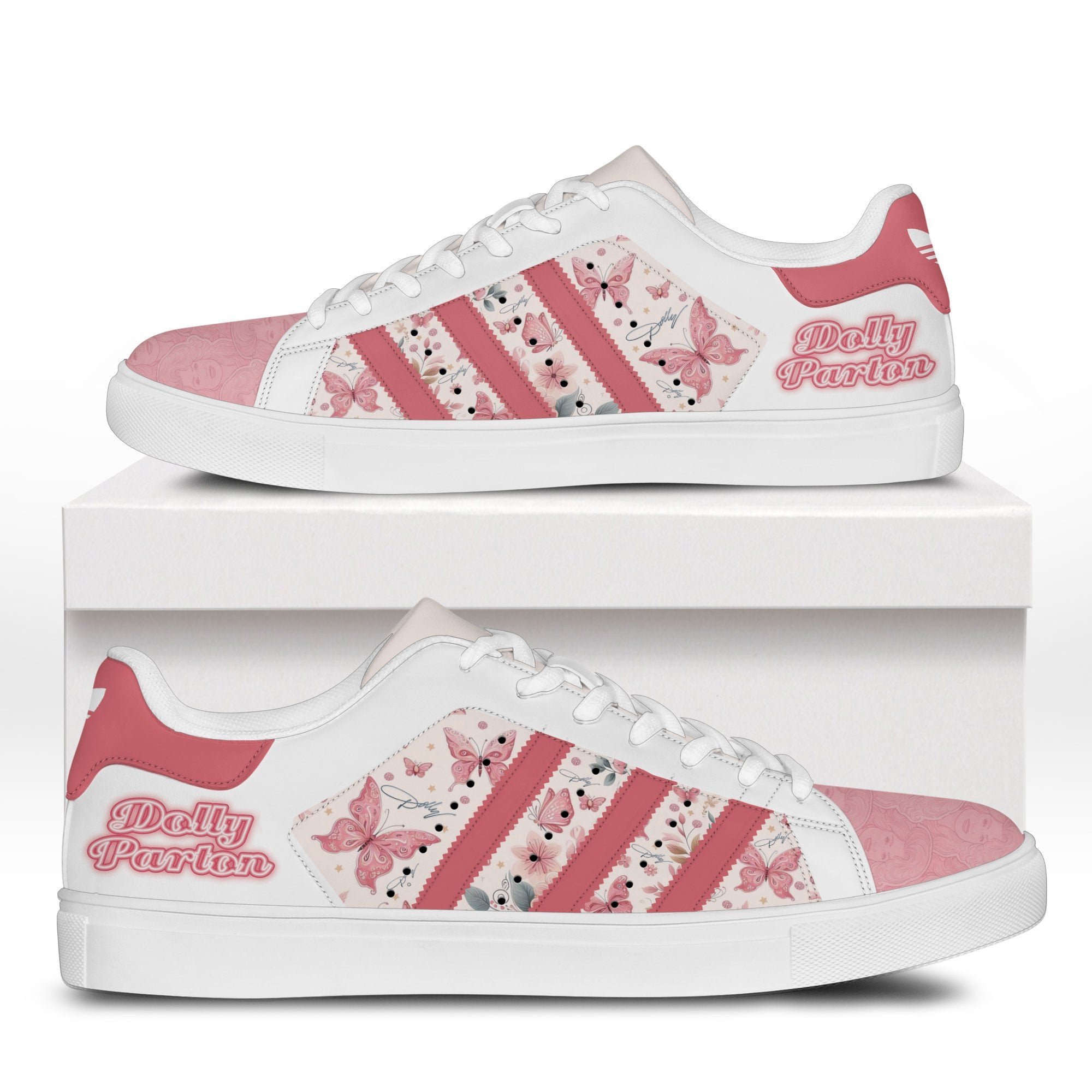 Ideafootwear Dolly Parton Skate Stan Shoes Sneakes For Men And Women 2