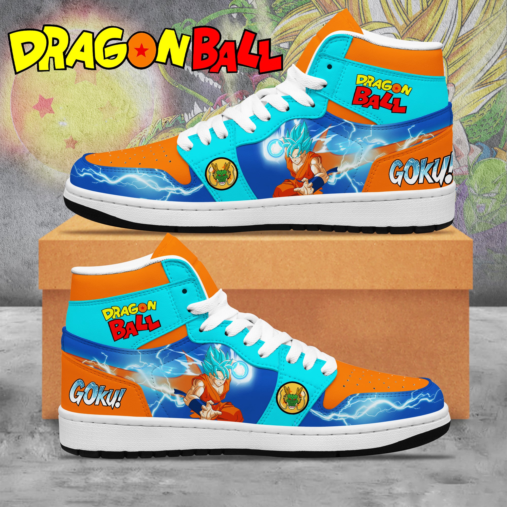 Ideafootwear Dragon Ball AJ1 High Sneakers Shoes For Men And Women 25