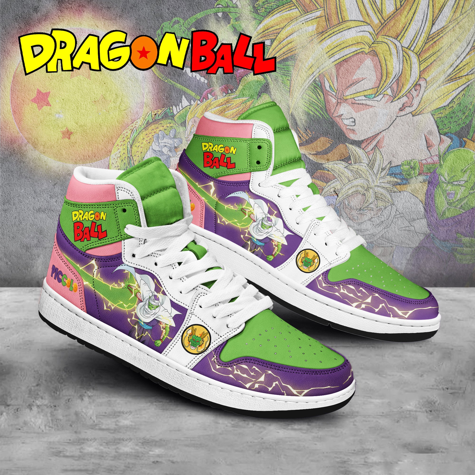 Ideafootwear Dragon Ball AJ1 High Sneakers Shoes For Men And Women 22