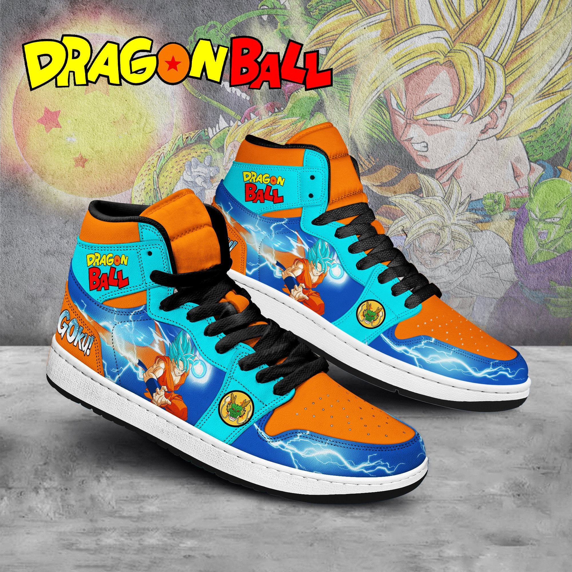 Ideafootwear Dragon Ball AJ1 High Sneakers Shoes For Men And Women 20
