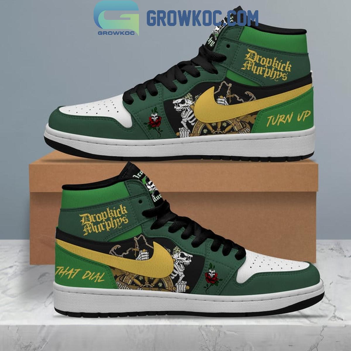 Ideafootwear Dropkick Murphys AJ1 High Sneakers Shoes For Men And Women 2