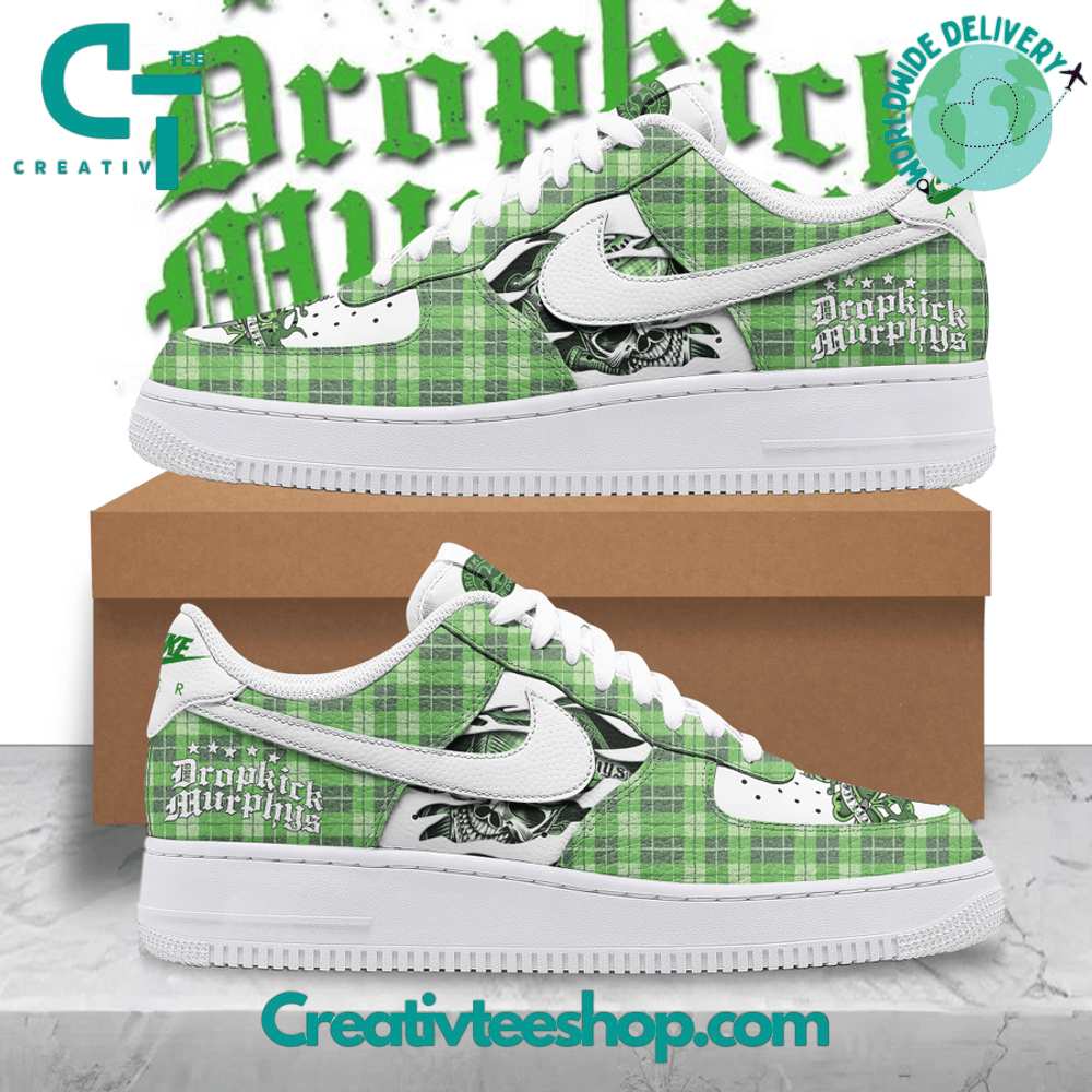 Ideafootwear Dropkick Murphys Band  Air Low-Top Sneakers Shoes For Men And Women 1