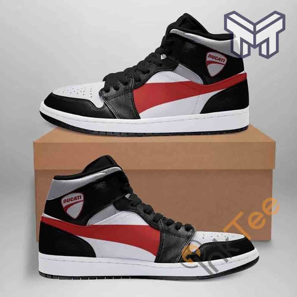 Ideafootwear Ducati AJ1 High Sneakers Shoes For Men And Women 2