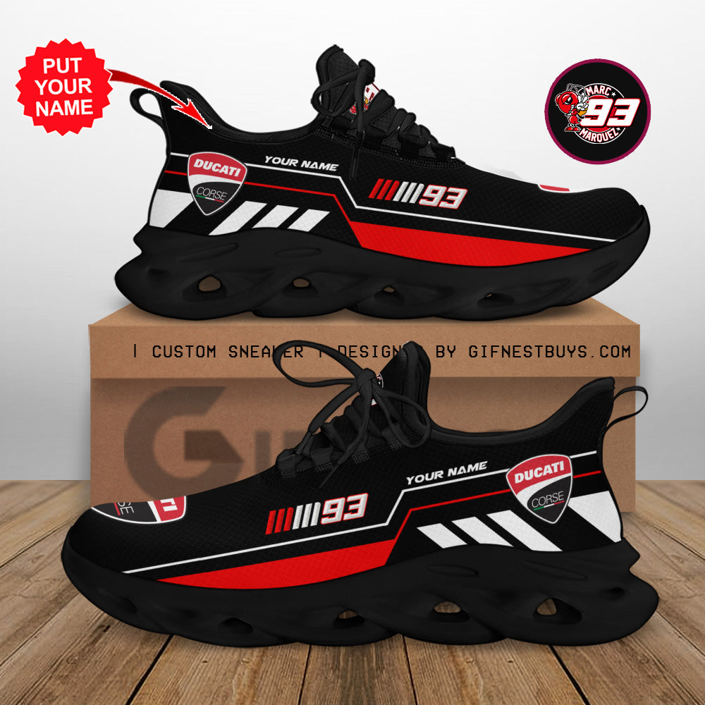 Ideafootwear Ducati Lenovo Team x Marc Marquez Max Soul Shoes Sneakers For Men And Women 4