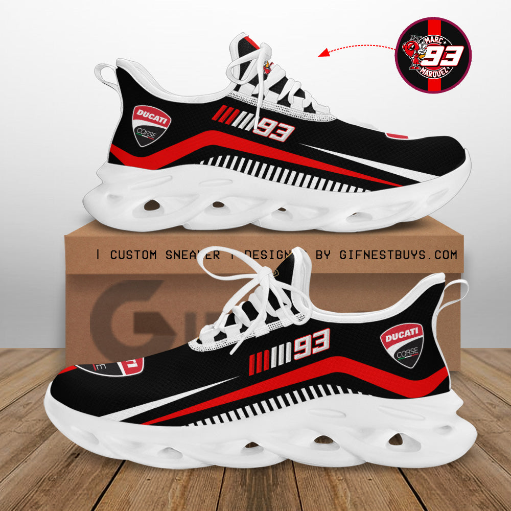 Ideafootwear Ducati Lenovo Team x Marc Marquez Max Soul Shoes Sneakers For Men And Women 2