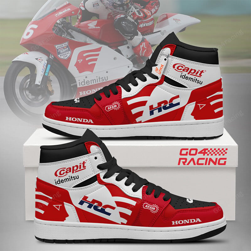 Ideafootwear Ducati Racing Factory AJ1 High Sneakers Shoes For Men And Women 1