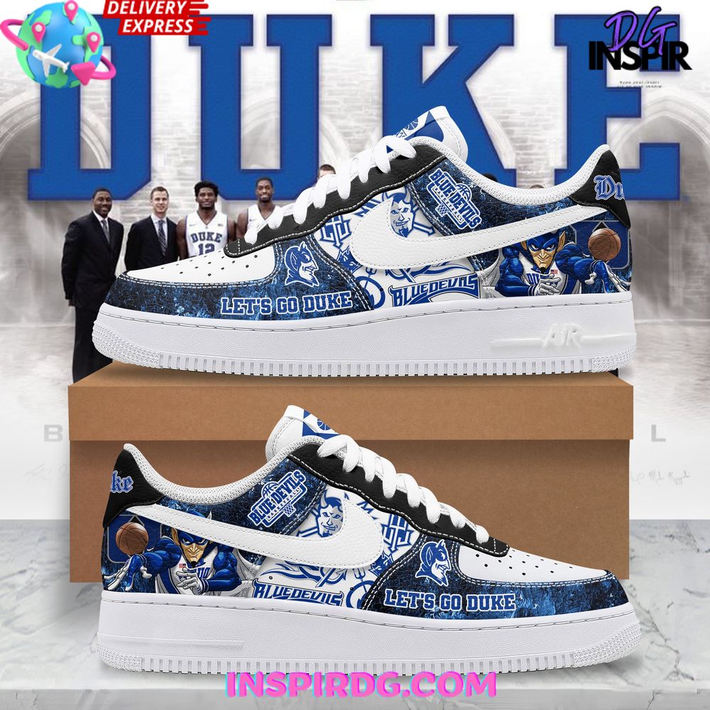 Ideafootwear Duke Blue Devils Air Low-Top Sneakers Shoes For Men And Women 5